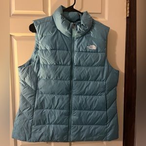 North Face Puffer Vest - teal - XL